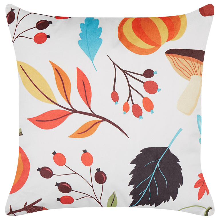 Koristetyyny VISCARIA sametti 45 x 45 cm Monivärinen Kasvikuvio