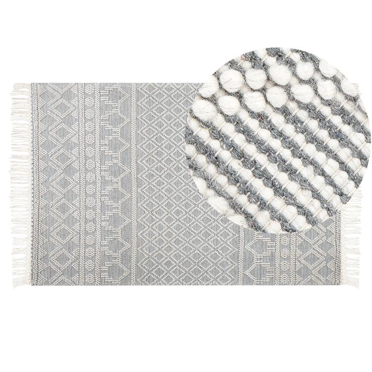 Matto SOLHAN Harmaa Beige 160 x 230 cm villa