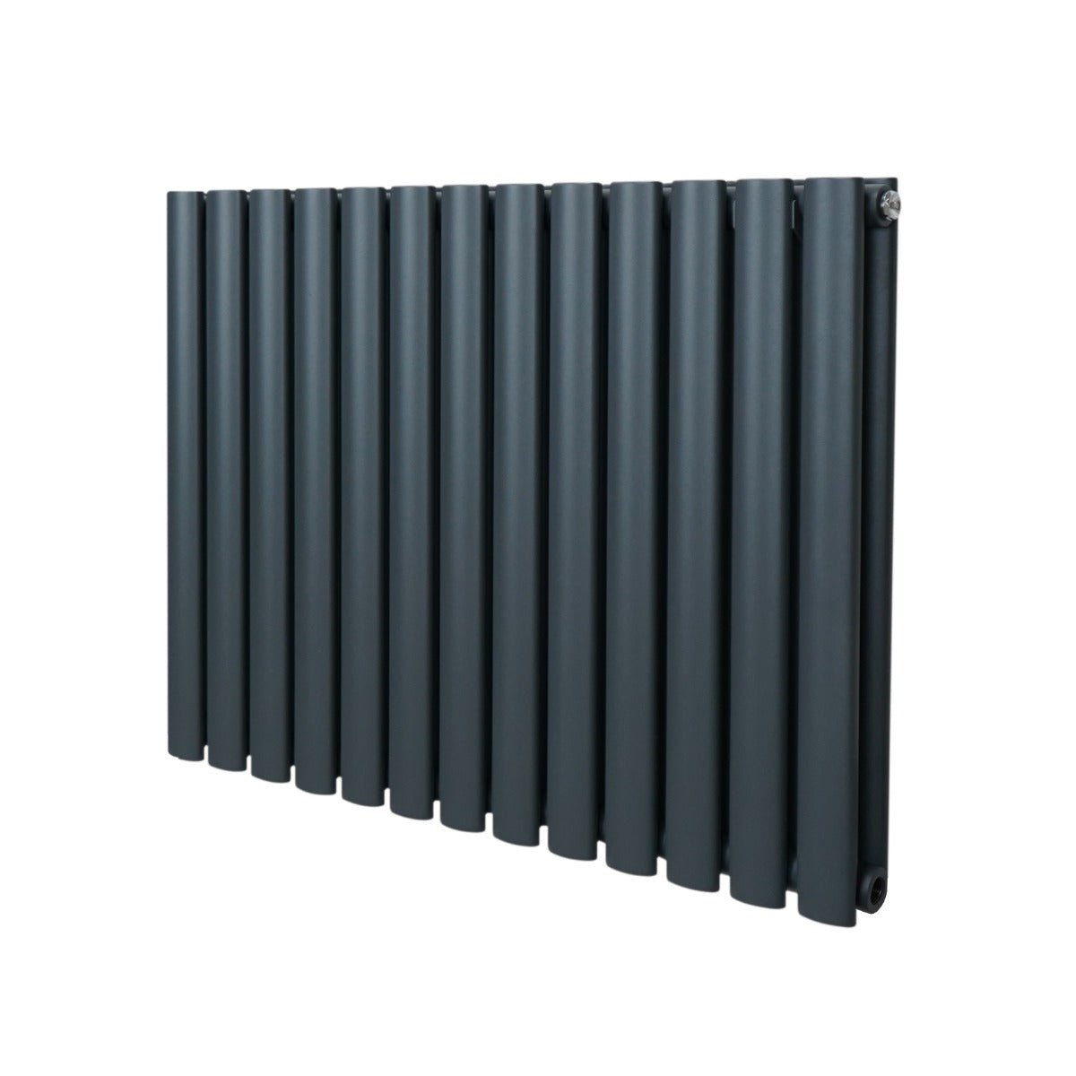 Soikea pylväspatteri – 600 mm x 780 mm – Antrasiitinharmaa