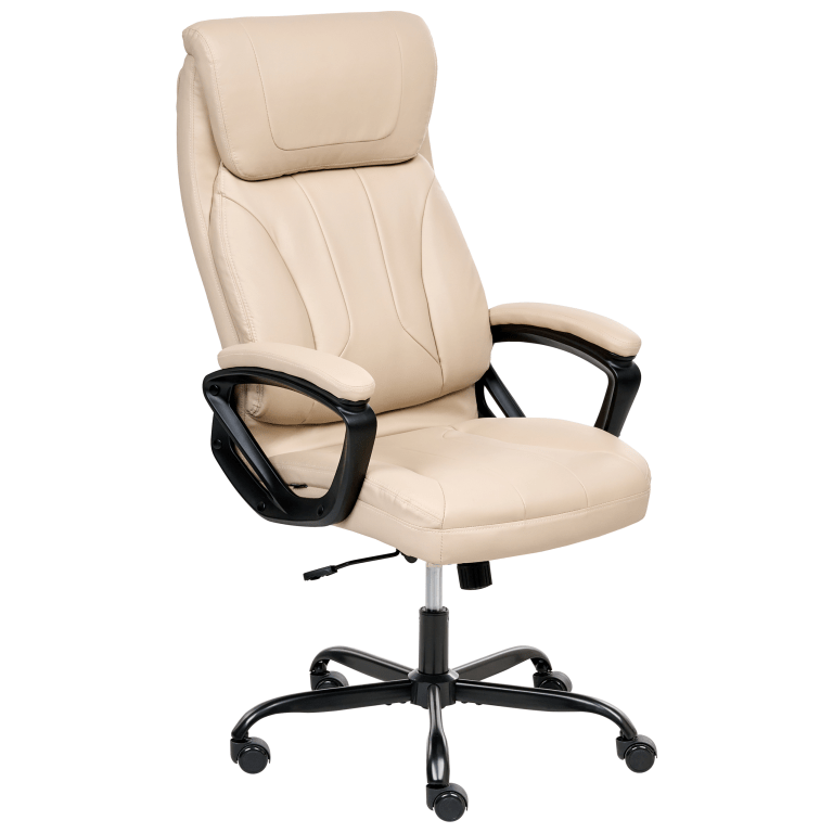 Johtajantuoli PROUD keinonahka Beige