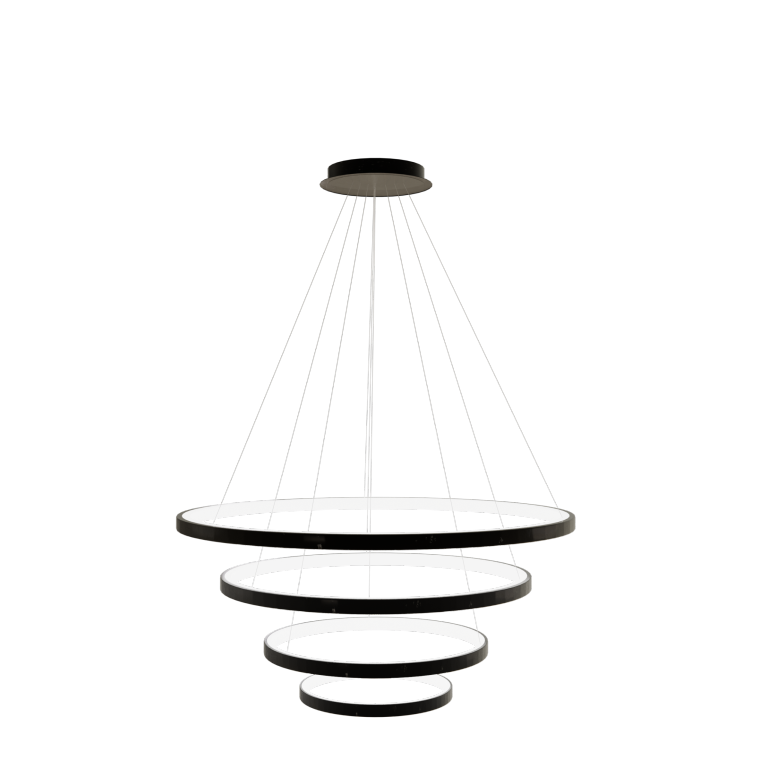TOOLIGHT riippuvalaisin LHJ014-CP4 musta musta, 120x120x30cm