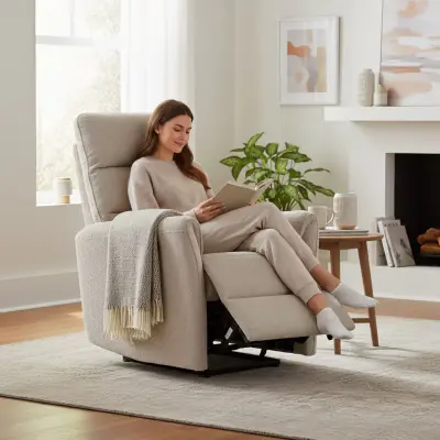 Lumo sähkösäätöinen mekanismituoli beige