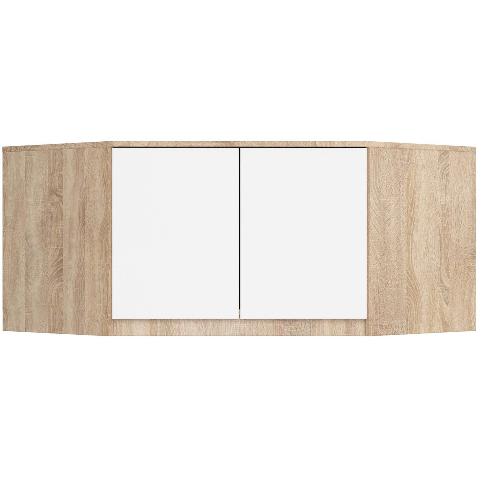 Akord Kaapin jatke Tammi Sonoma/Valkoinen 100x50x55