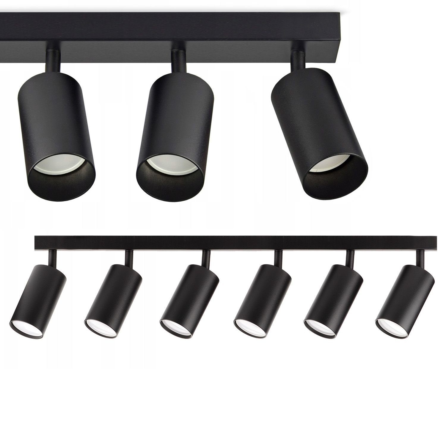 TOOLIGHT kattovalaisin APP1242-6C musta, 64,5X64X17CM