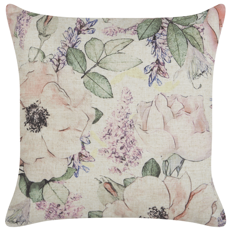 Koristetyyny ZAHRIYE 45 x 45 cm Violetti Kukkakuvio