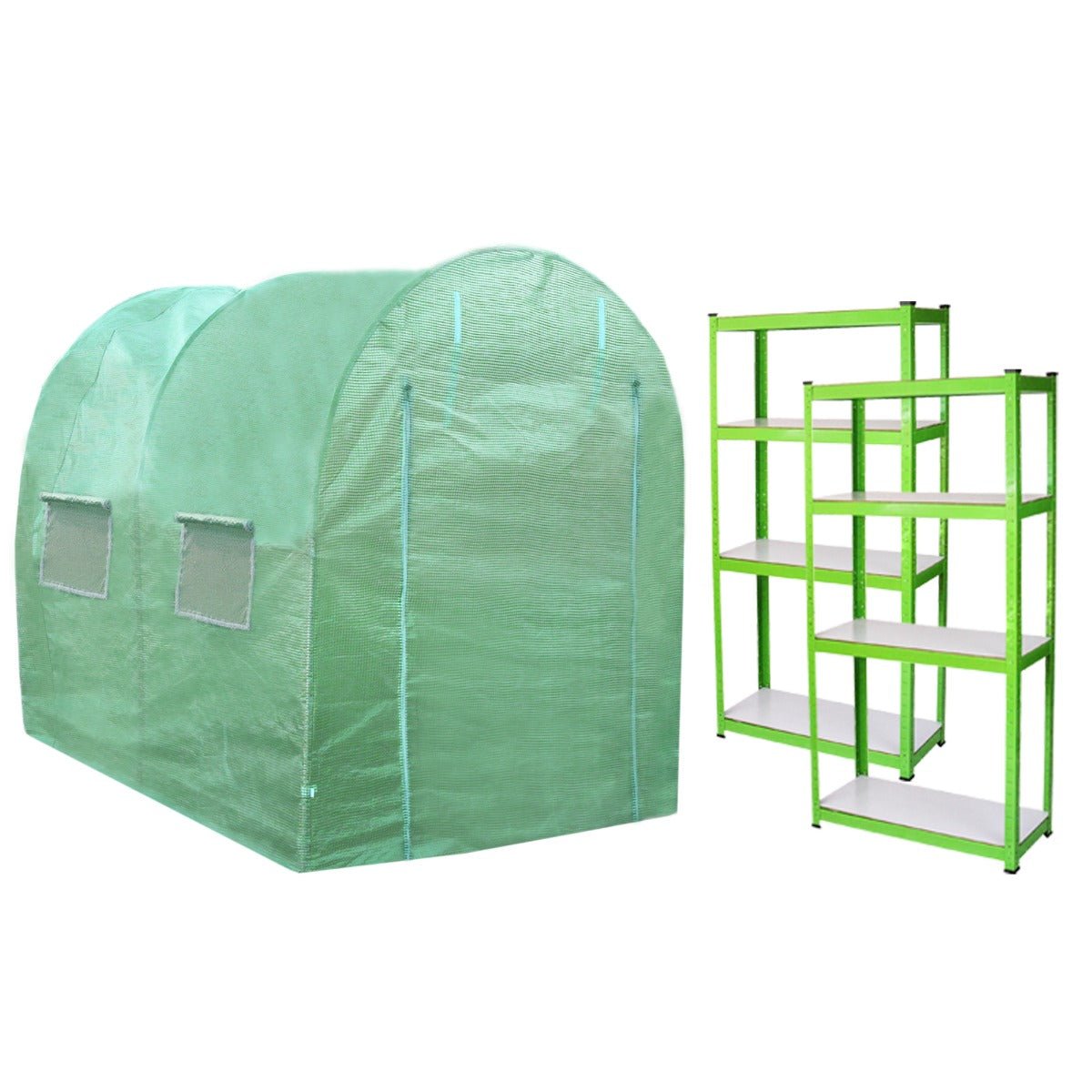 Tunneli 25 mm 4 m x 2 m telineillä