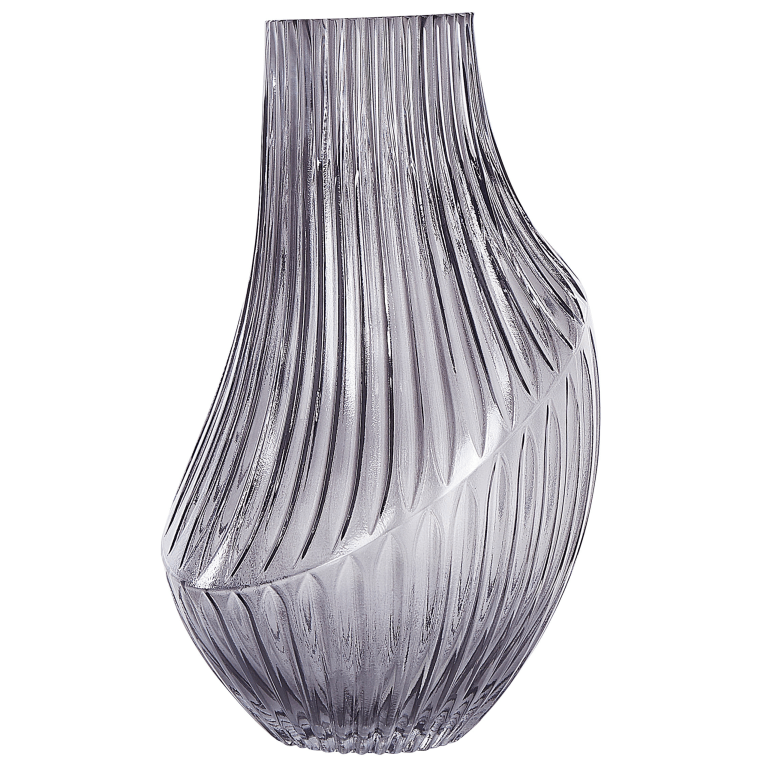 Kukkamaljakko MYRSINA lasi 36 cm Harmaa