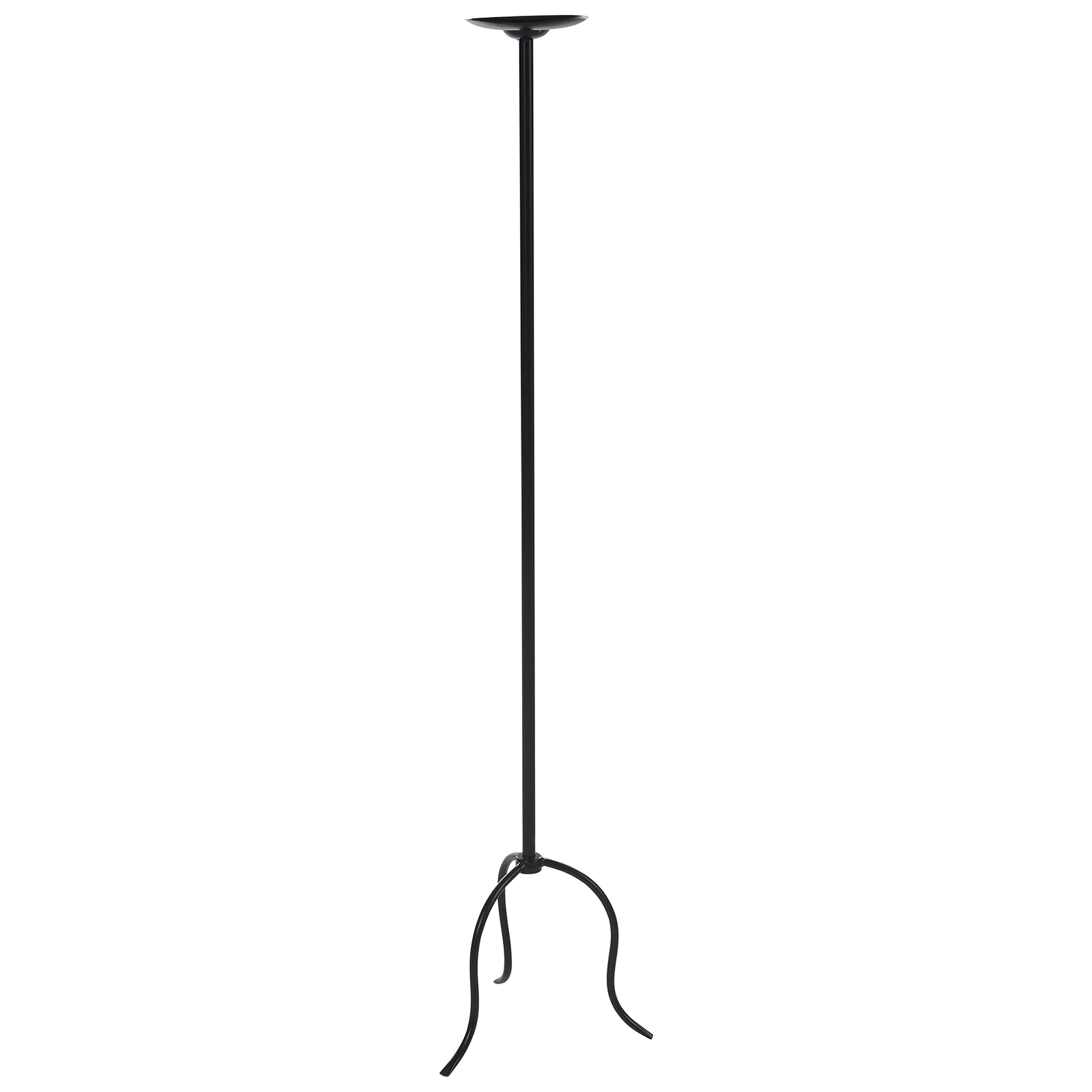 Kynttilänjalka ALMADA metalli 118 cm Musta