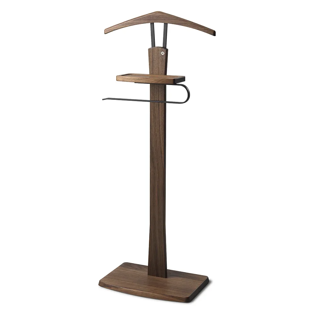 Oscarssons Möbel, Zeve Miesten valet Oiled Walnut/Matt Black teräs