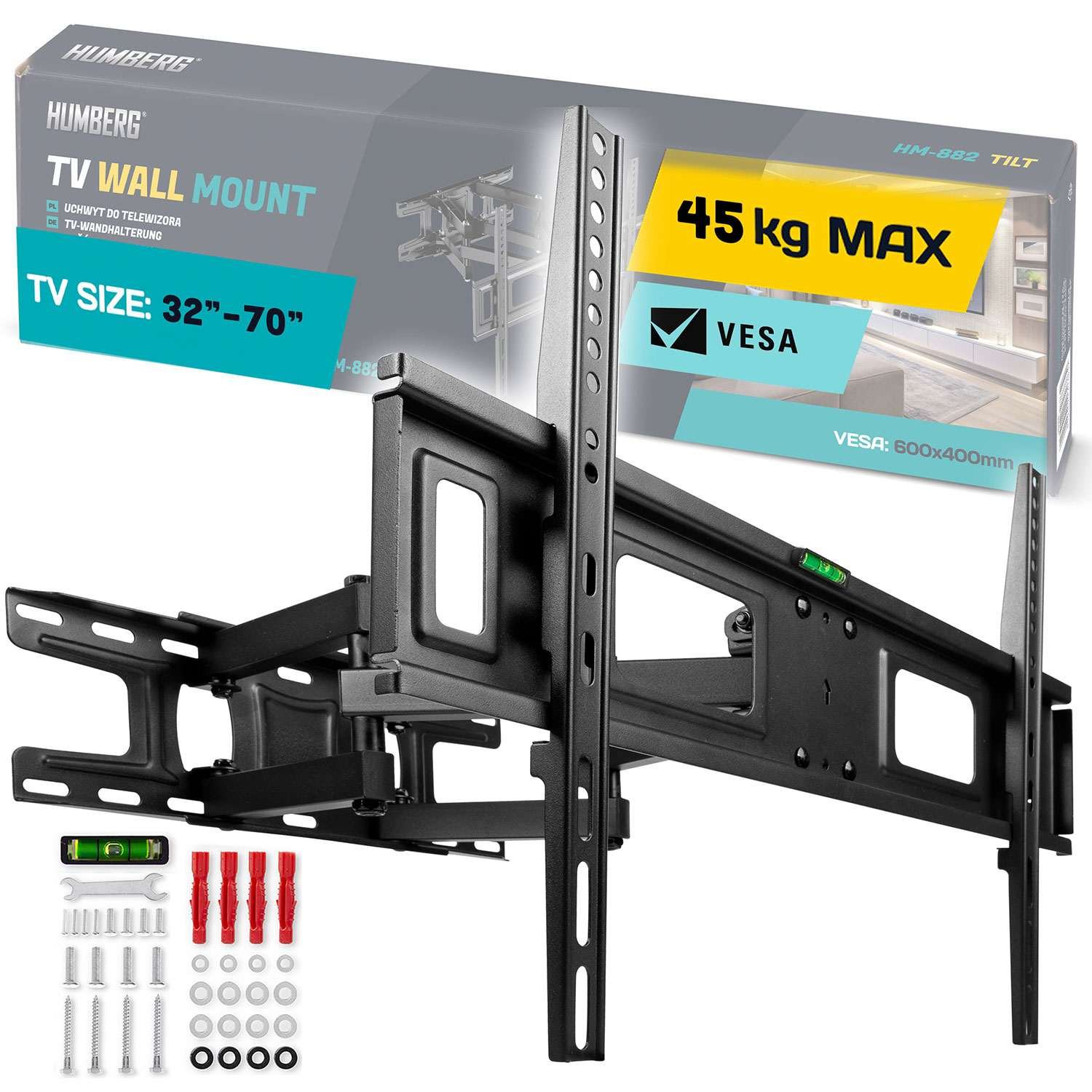 Humberg TV-taso 32-70 tuumaa 45 kg