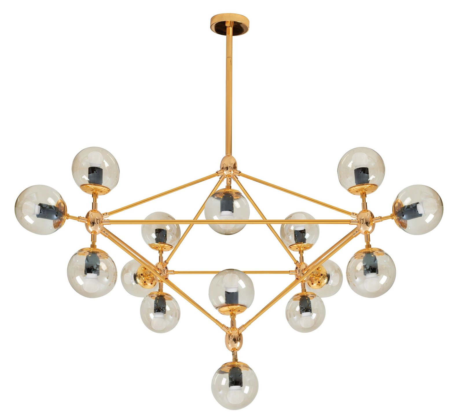 TOOLIGHT riippuvalaisin APP267-15C kulta, 110X93X110CM