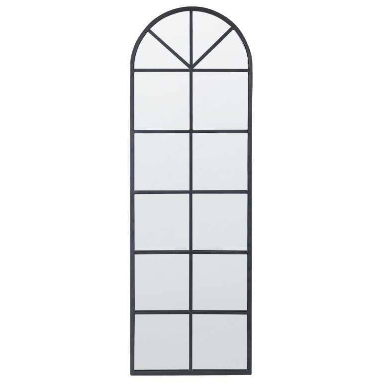 Seinäpeili BROUAGE 40 cm 120 cm metalli Musta