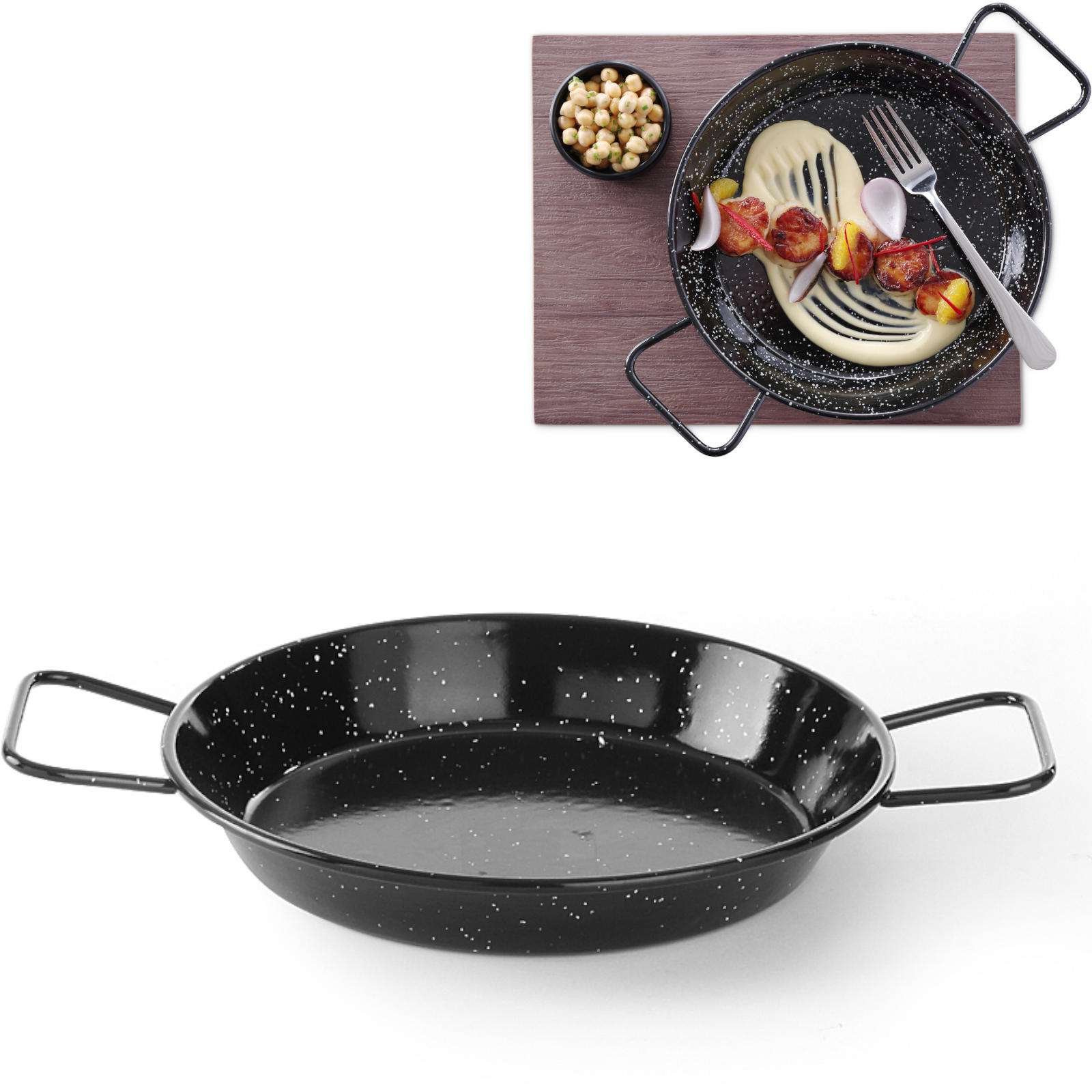 Emaloitu paellapannu/kulho, halkaisija 24 cm - Hendi 622858