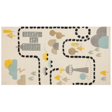 Lastenhuoneen matto SAZAK Monivärinen 80 x 150 cm puuvilla