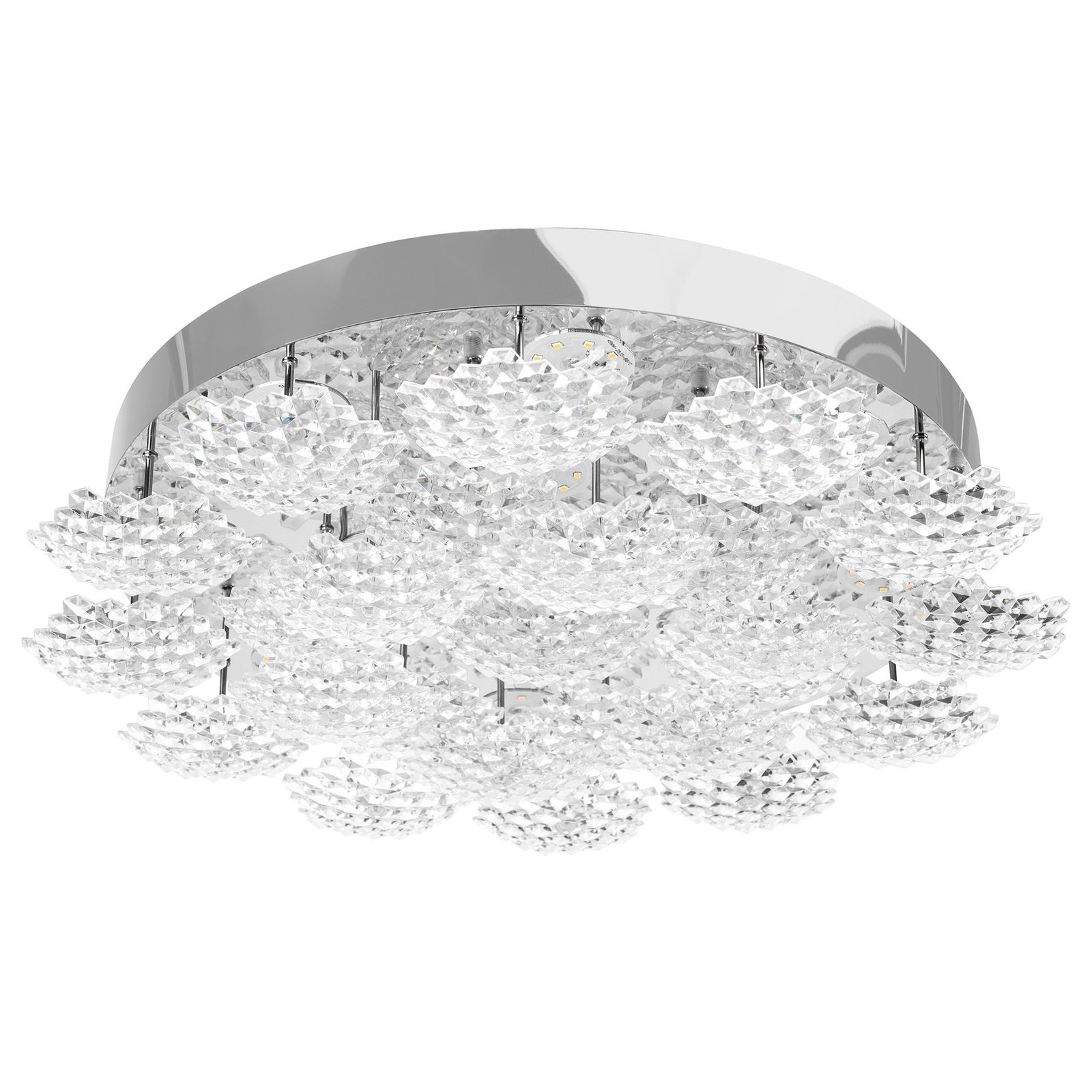 TOOLIGHT plafondi MS014-C kromi, 45x45x9,5cm