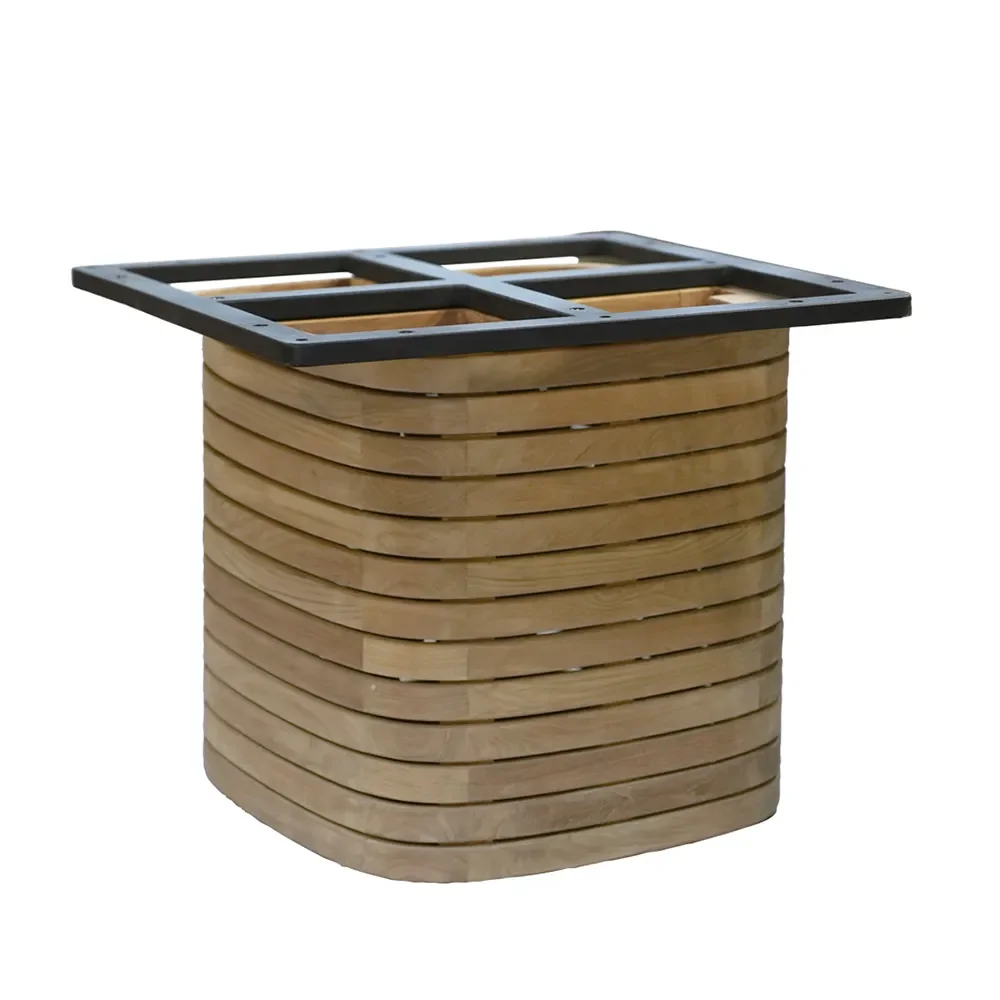 Cane-line, Mellow matbordrunko kvadratisk f/bordsskiva 144x144 cm Teak