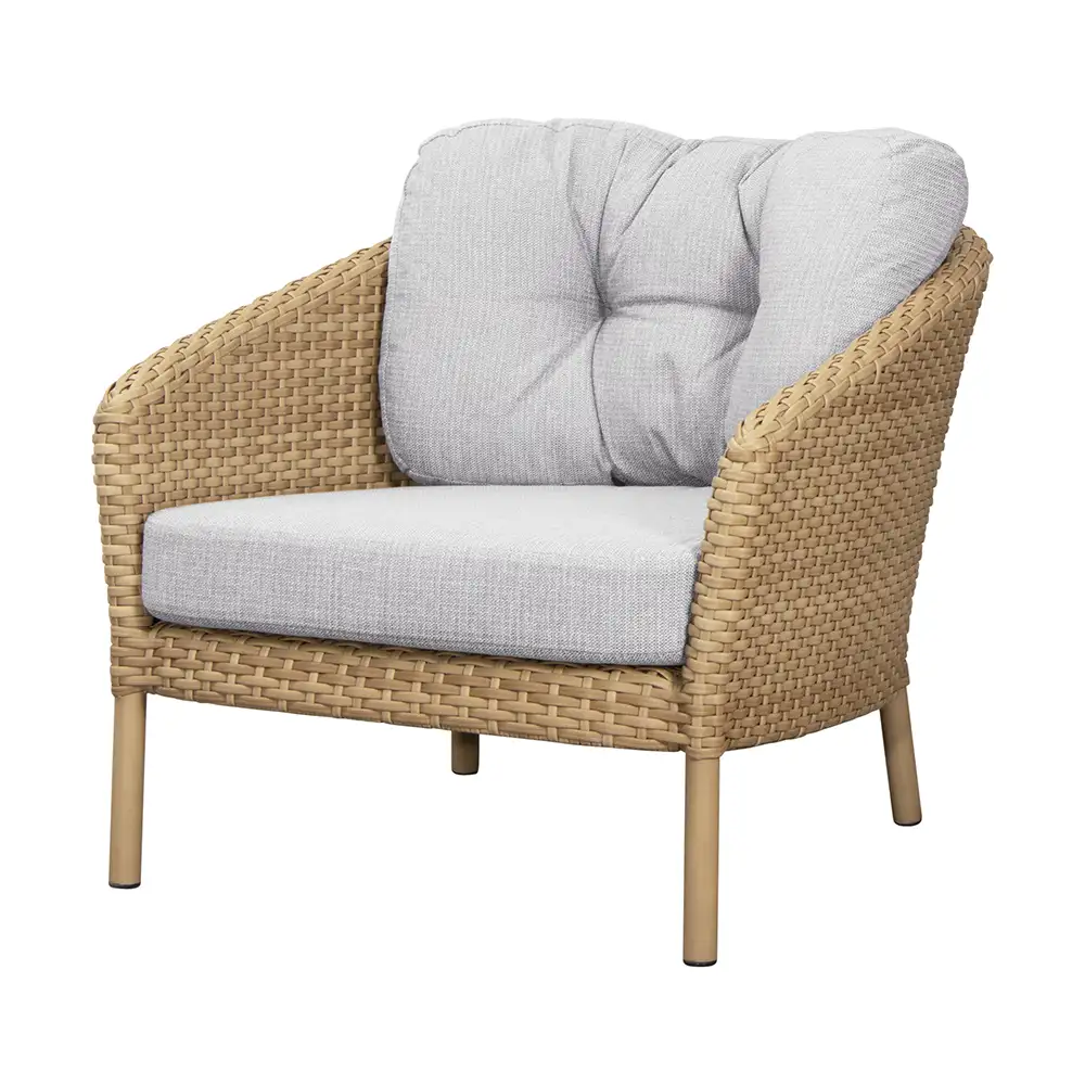Cane-line, Ocean tyynysarja lounge-nojatuoliin White grey, Link