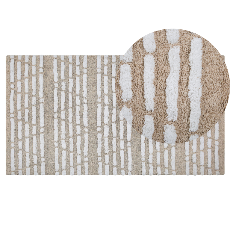 Matto AHIRLI Beige 120 x 180 cm puuvilla