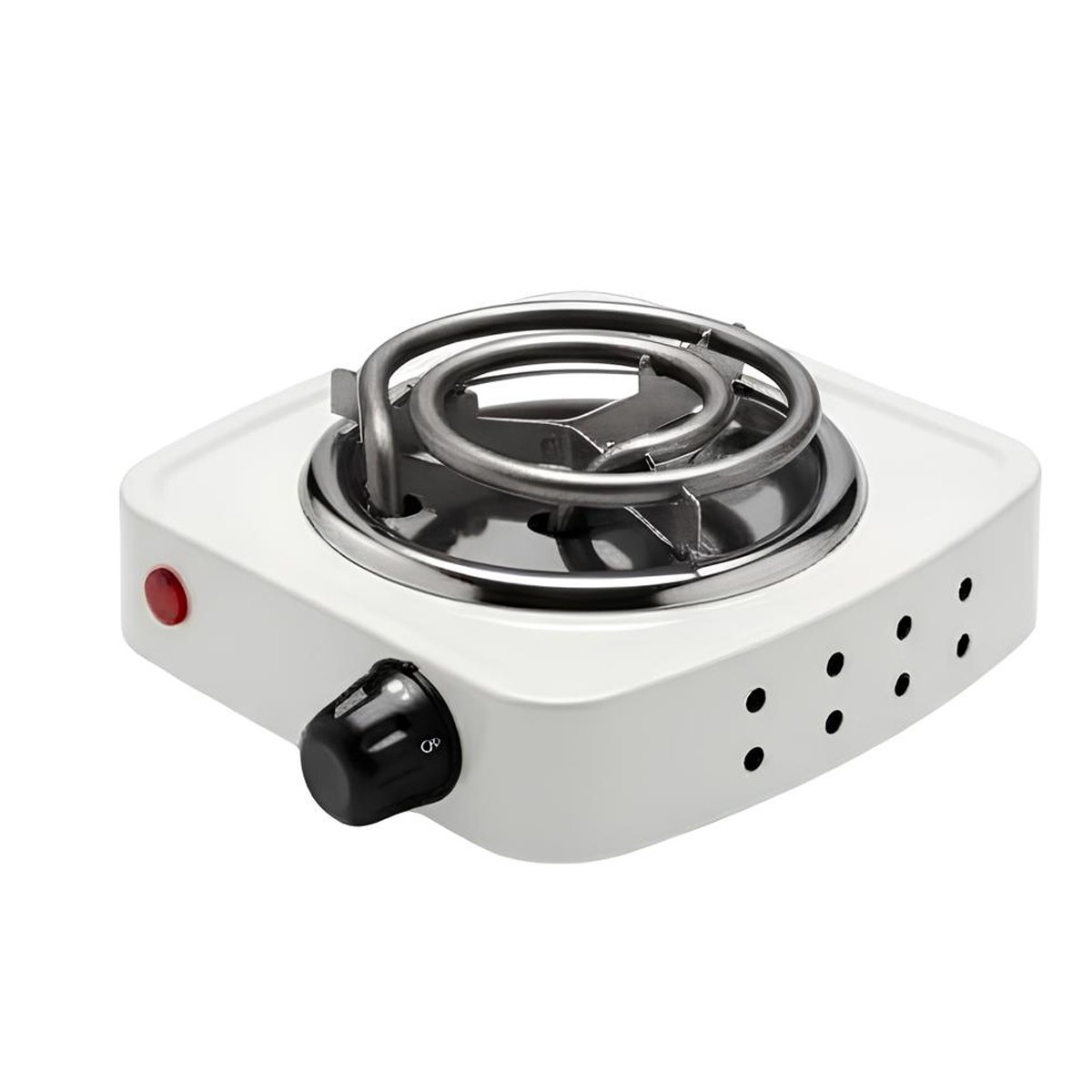 Kannettava 500 W:n sähköhella, 14 cm:n kompakti keittolevy