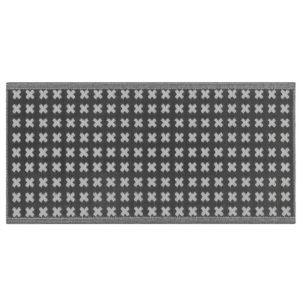 Ulkomatto ROHTAK Musta 90 x 180 cm