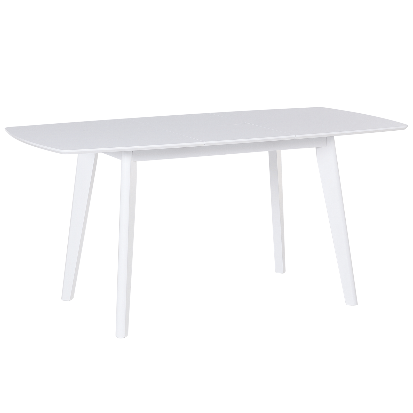 Jatkettava ruokapöytä SANFORD Valkoinen 120/160 cm 80 cm