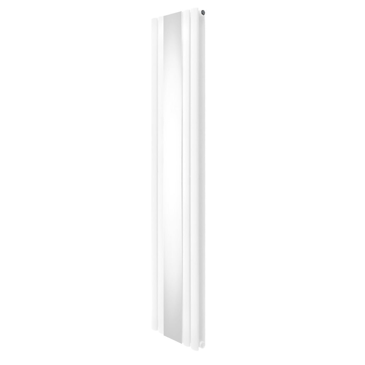 Soikea peilipatteri - 1800 mm x 380 mm - valkoinen