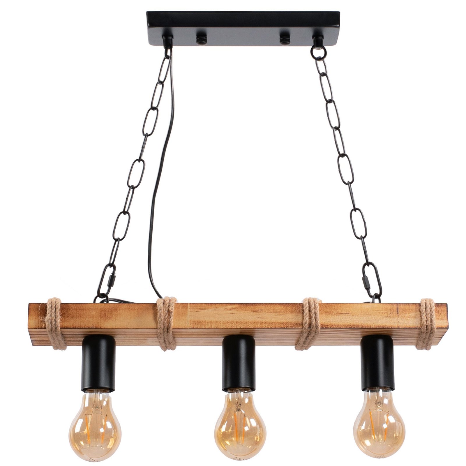TOOLIGHT riippuva kattovalaisin APP1319-3CP musta, 10x48x10cm