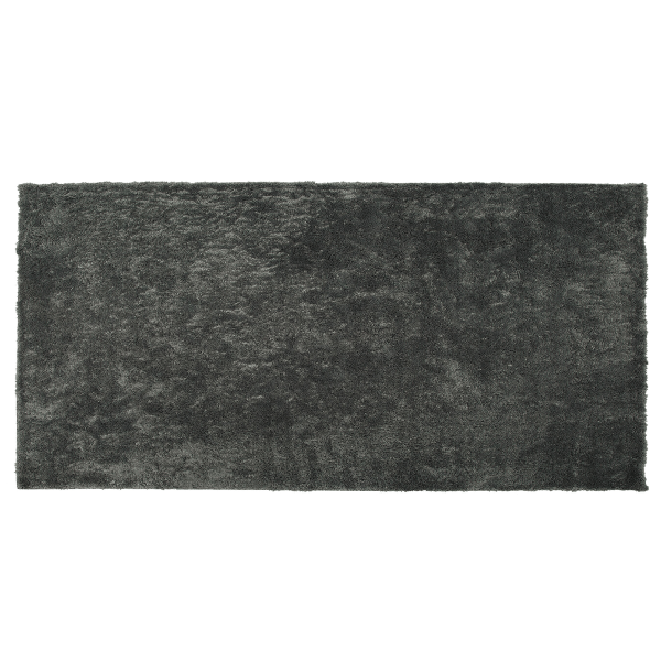 Korkeanukkainen matto EVREN Tummanharmaa 80 x 150 cm