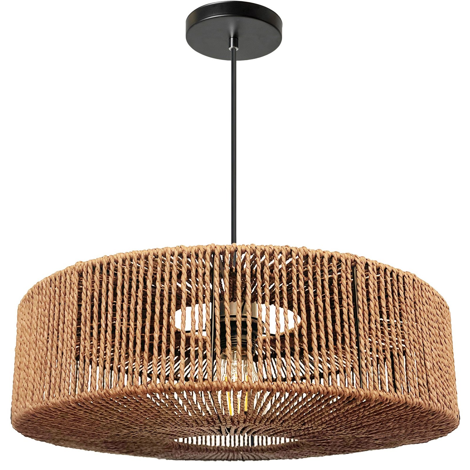 TOOLIGHT riippuva kattovalaisin APP1294-1PC BOHO beige, 40x40x12,5cm