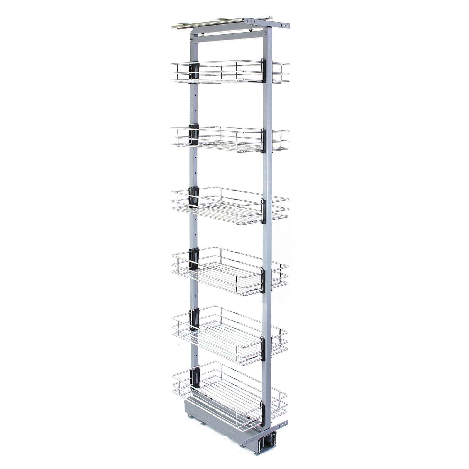KuKoo-keittiökaappi, ulosvedettävä, pehmeästi sulkeutuva – 46 cm S x 170–195 cm K