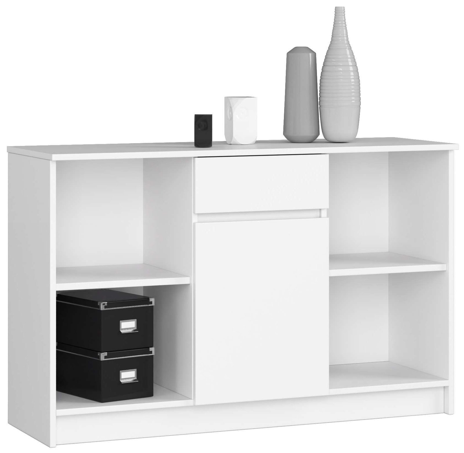 Akord Lipasto 1 Laatikko 1 Ovi Valkoinen 120x40x77