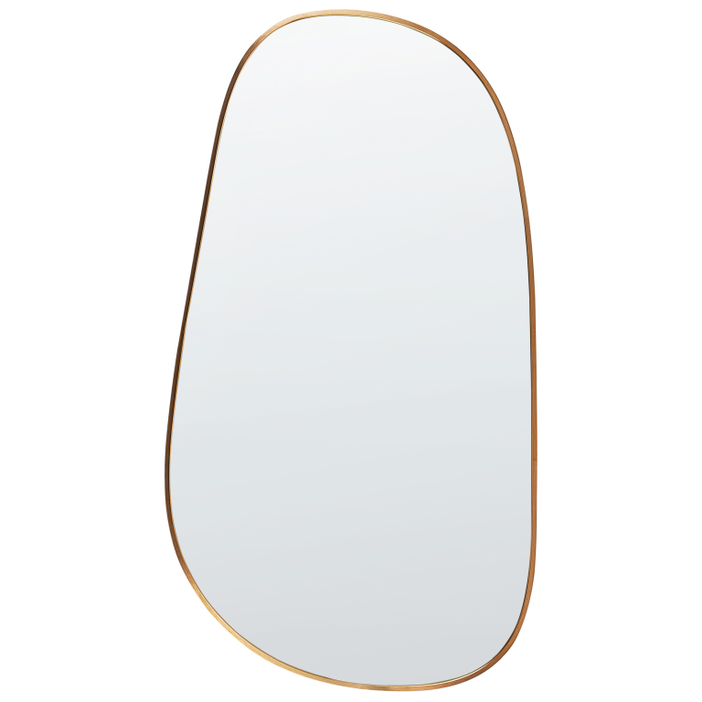 Seinäpeili VERNAIS 57 cm 110 cm metalli Kulta