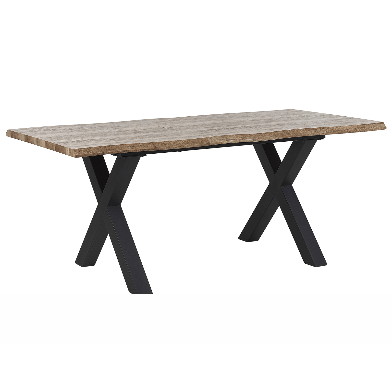 Jatkettava ruokapöytä BRONSON Tummanruskea 140/180 cm 90 cm