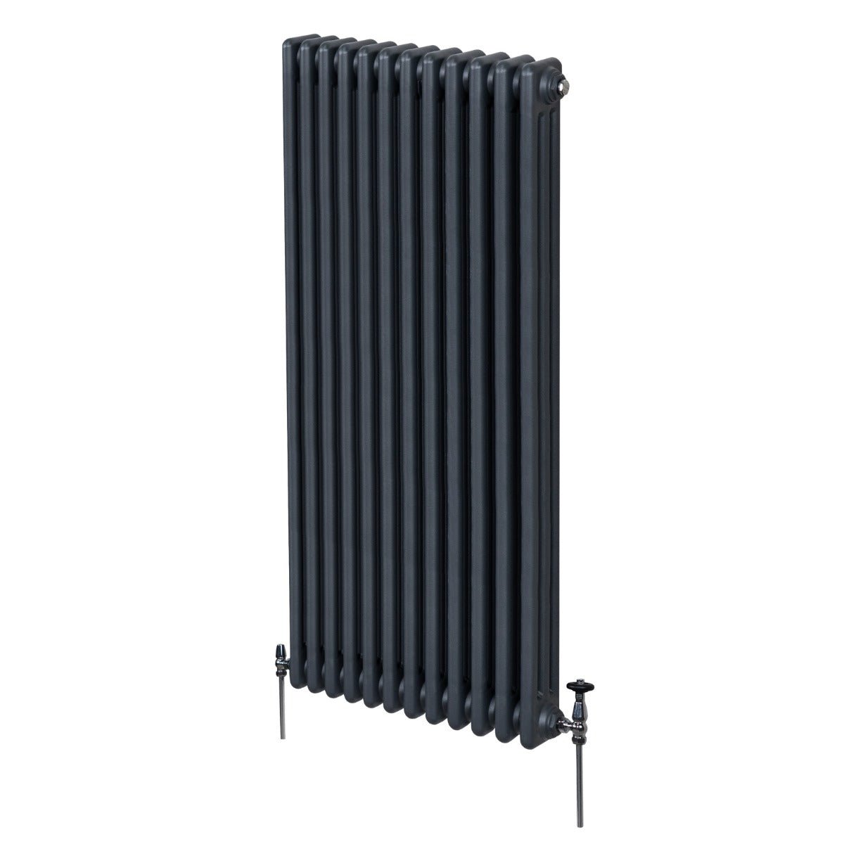 Perinteinen 3-pylväinen patteri - 1800 x 562 mm - antrasiitinharmaa