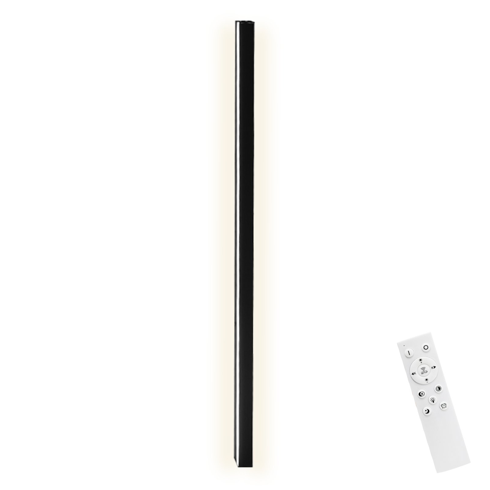NETTLIFE LED - seinävalaisin sisäkäyttöön, musta, himmennettävä, 100 cm, moderni, 15 W, käytävävalaisin, seinävalaisin