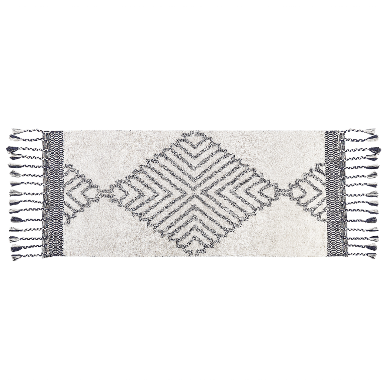 Matto ERAY Vaaleanbeige 80 x 150 cm puuvilla