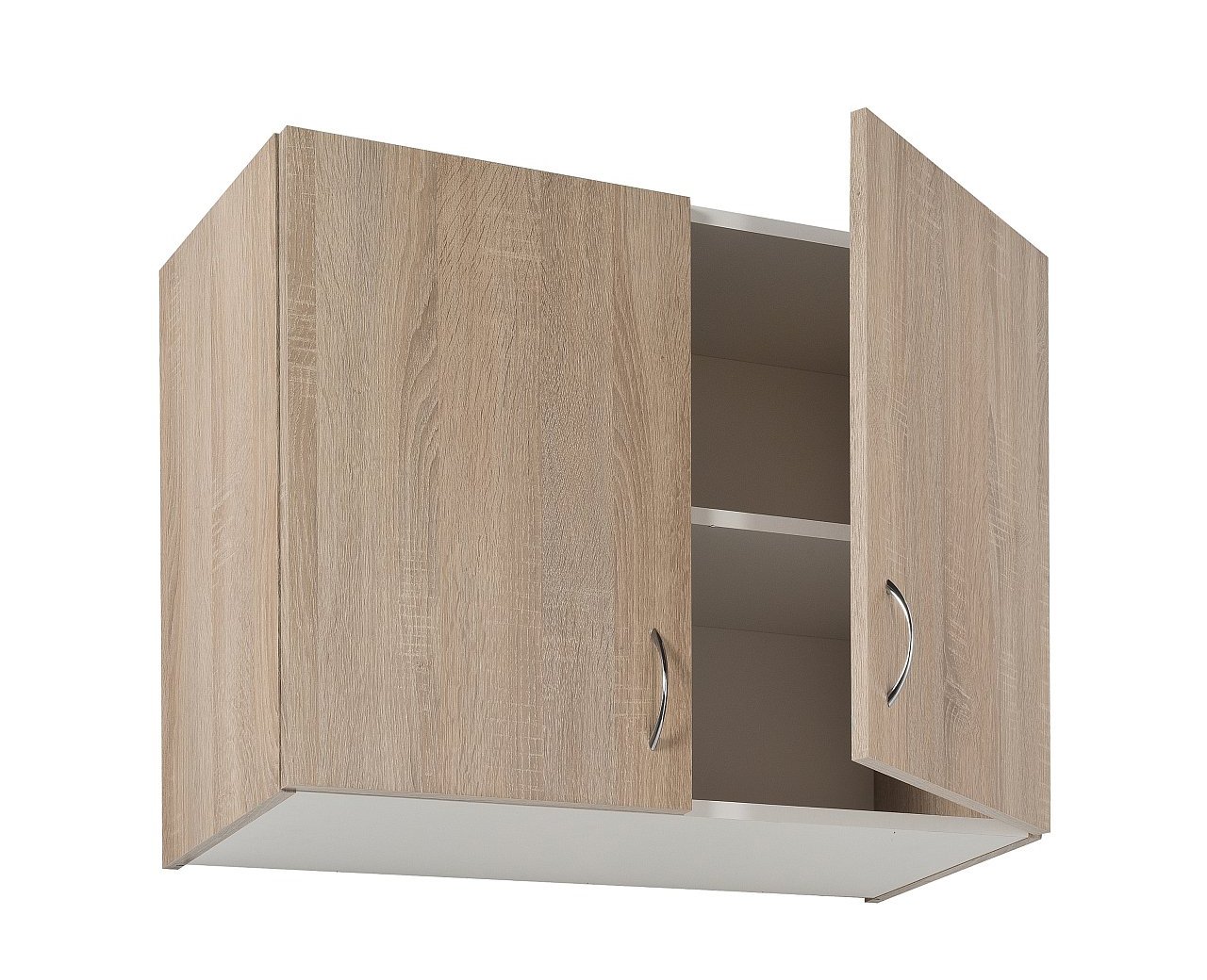 Yksi 80 x 60 Sonoma Oak seinään ripustettava keittiökaappi