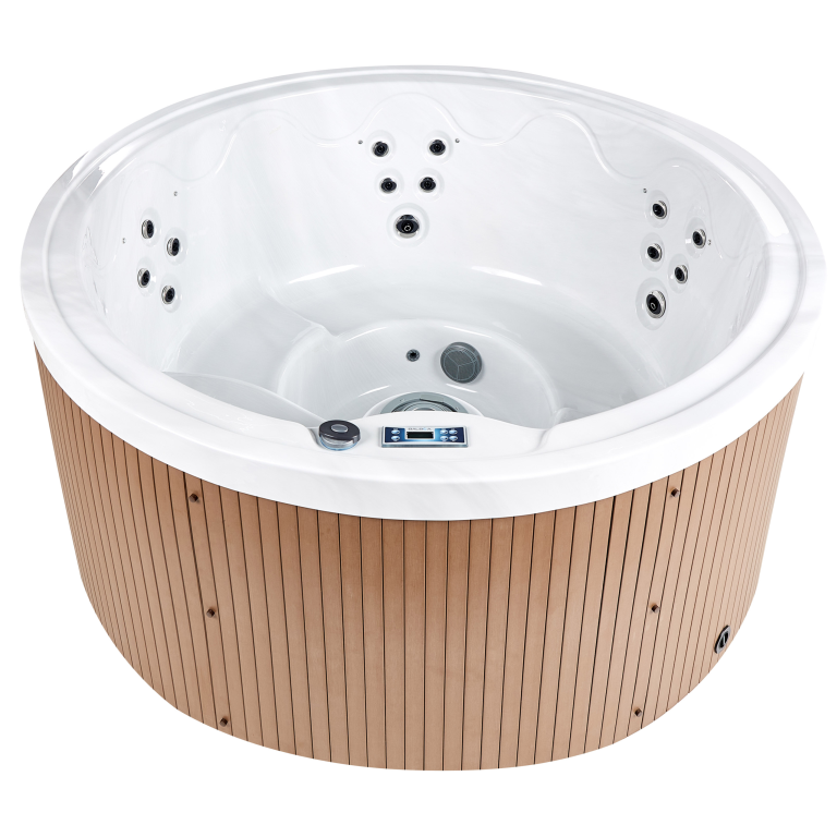 Ulkoporeallas LED-valolla MARFIL Valkoinen