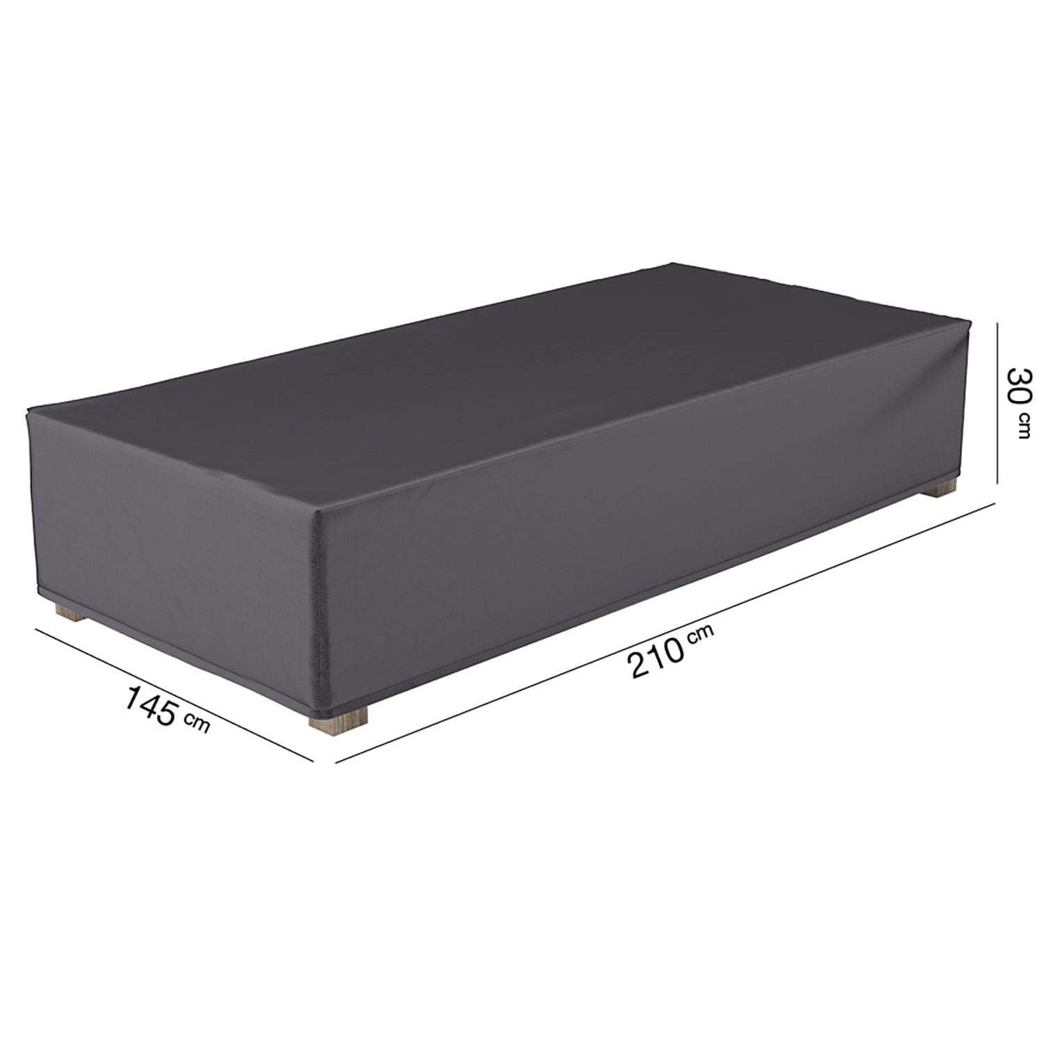 Platinum Aerocover, Kalusteen suojapeite aurinkovuoteeseen 145 x 210 cm
