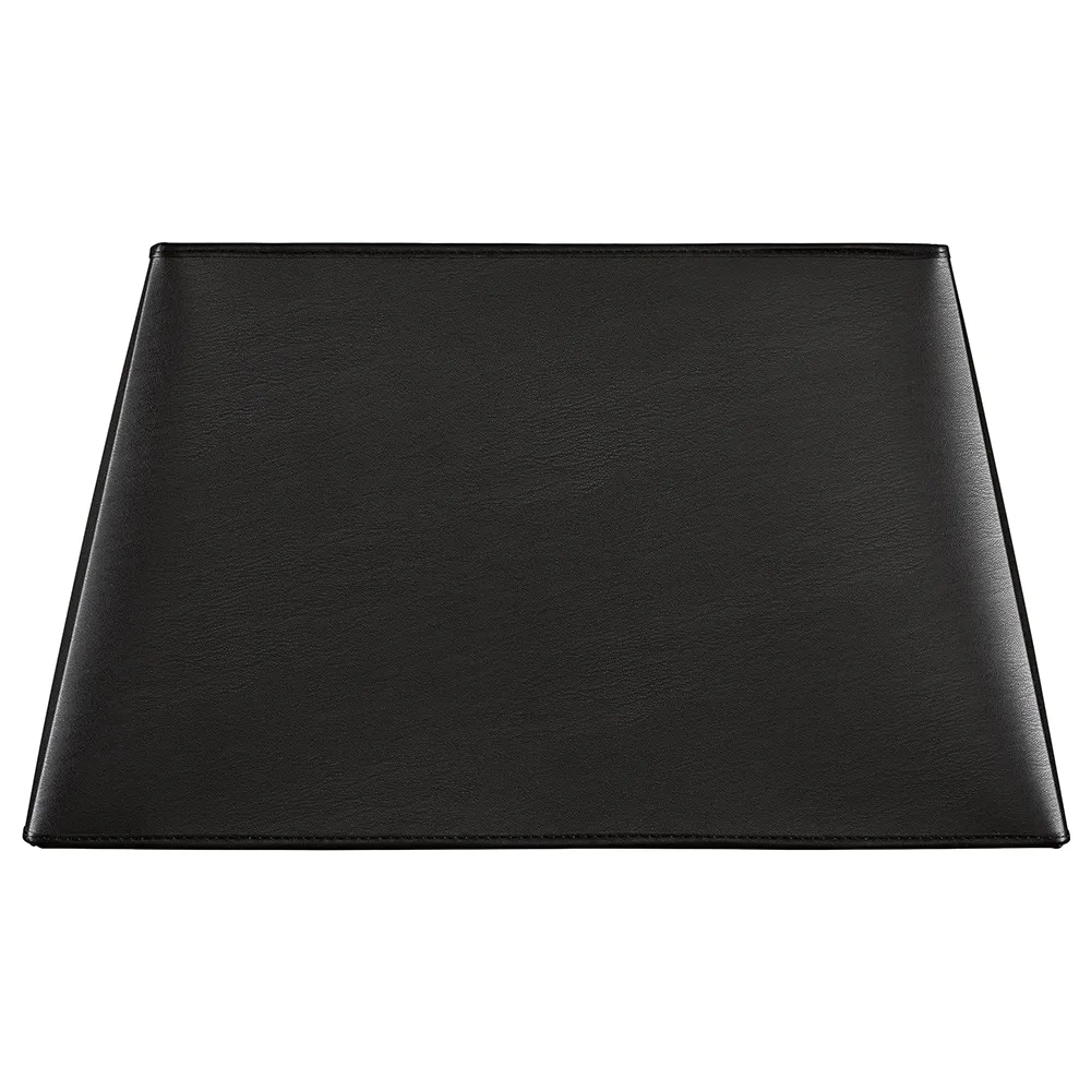 Artwood, Suorakaiteen muotoinen lampunvarjostin L Black Leather