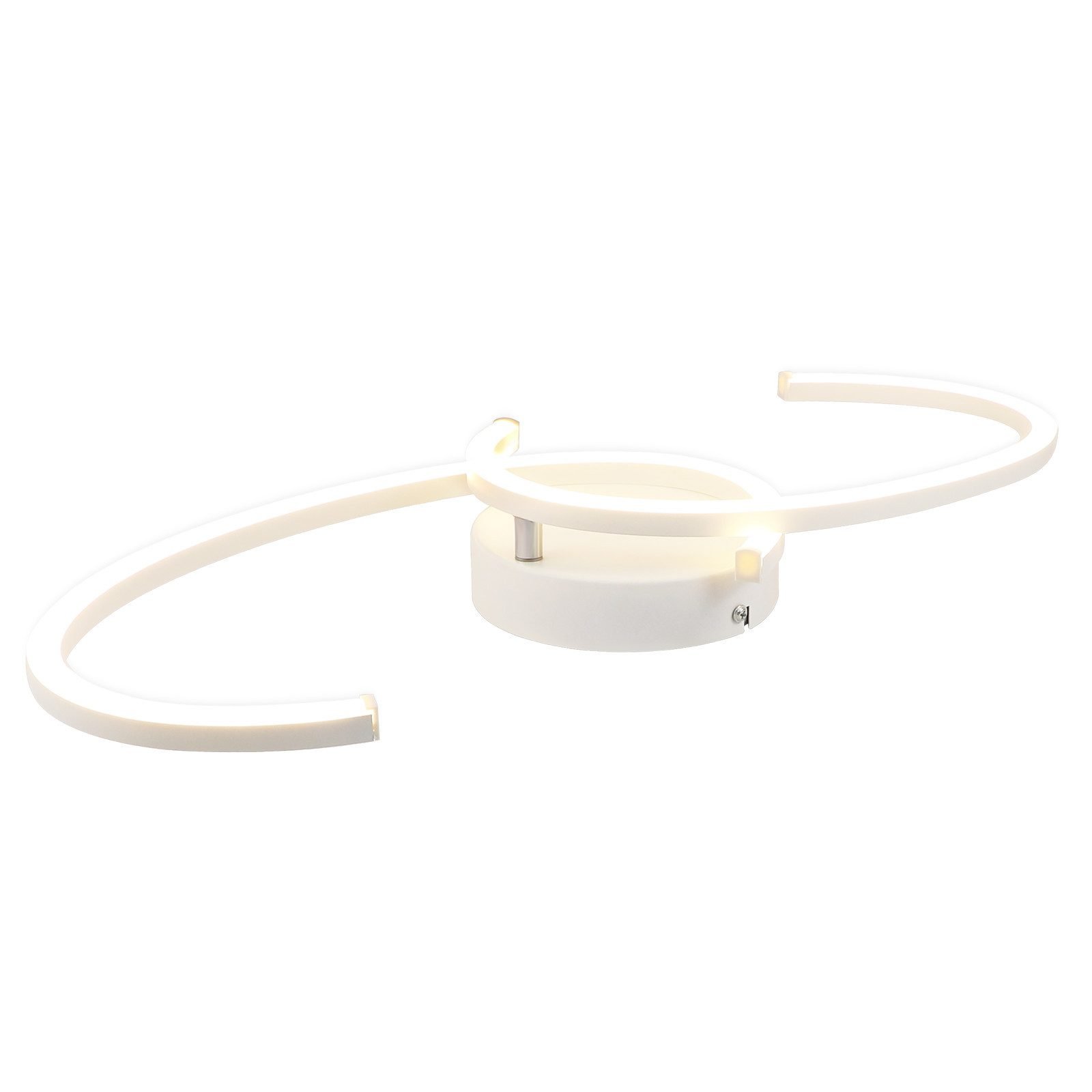 NETTLIFE LED - kattovalaisin olohuoneeseen, 24 W, moderni kattovalaisin eteiseen, keittiöön, 3000 K