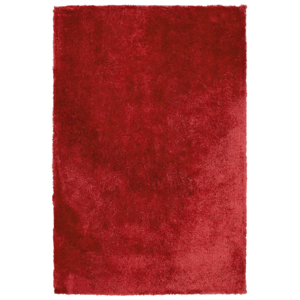 Korkeanukkainen matto EVREN Punainen 160 x 230 cm