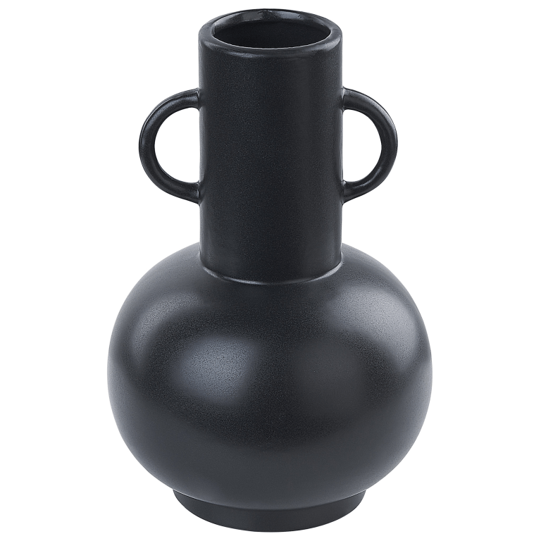 Kukkamaljakko PEREA keramiikka 26 cm Musta