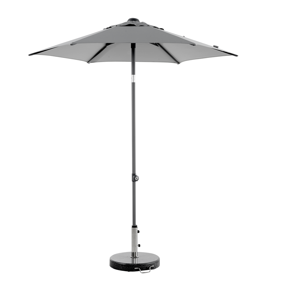 Brafab, POPPI - päivänvarjo Ø200 cm - harmaa