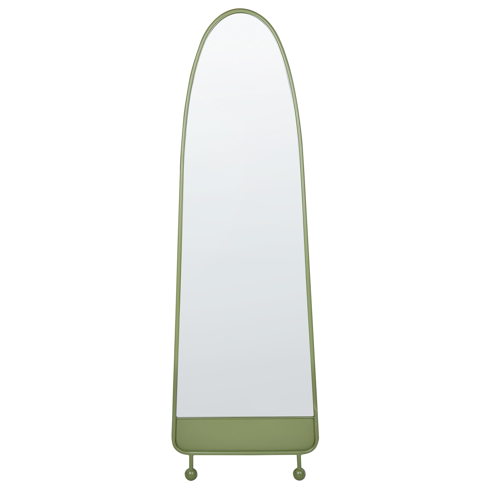 Seinäpeili PARNAY 45 cm 146 cm metalli Oliivinvihreä
