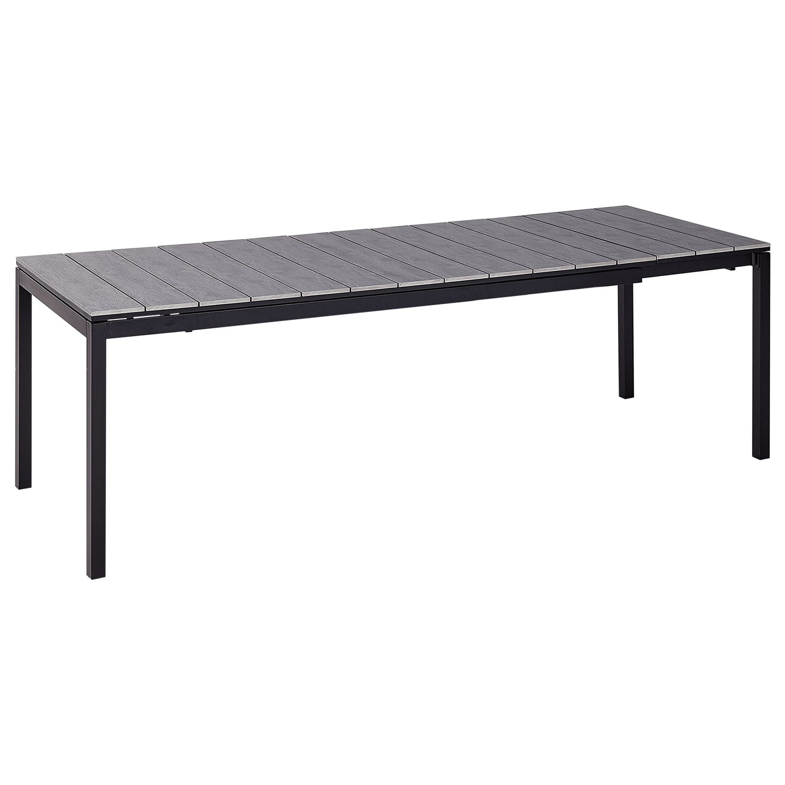 Jatkettava puutarhapöytä TOFANE 198/248 cm 90 cm Harmaa