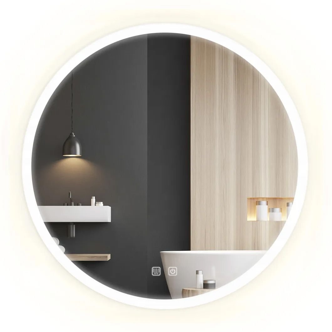 TUTUMI LED-seinäpeili FFJ 50 valkoinen, 2x50x50cm