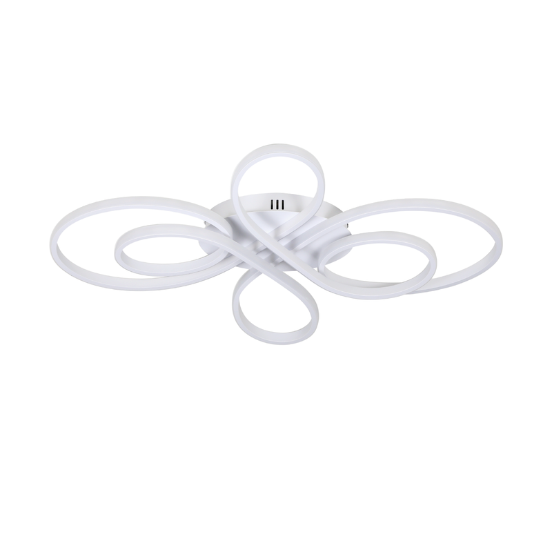 NETTLIFE LED-kattovalaisin olohuoneen kattovalaisin: 30 W 40 cm keittiön kattovalaisin, valkoinen 3000 K