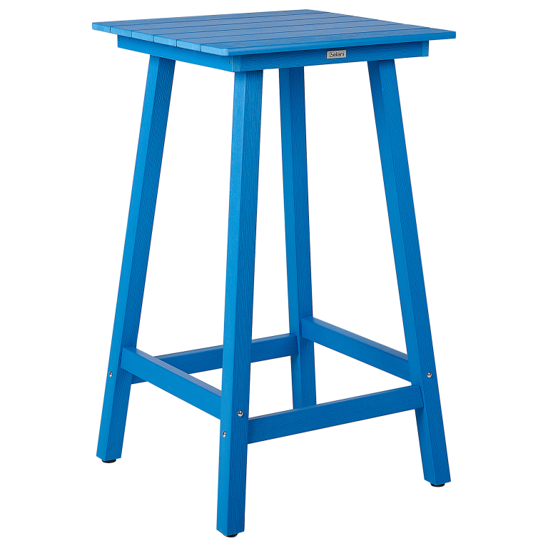 Ulkobaaripöytä ADIRONDACK 60 cm 59 cm synteettinen materiaali Sininen