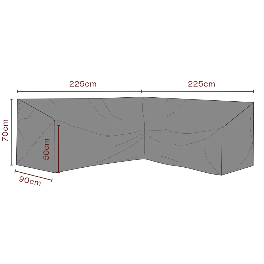 Brafab, Kalustesuoja Kulmasohva 225/225x70 cm waterproof